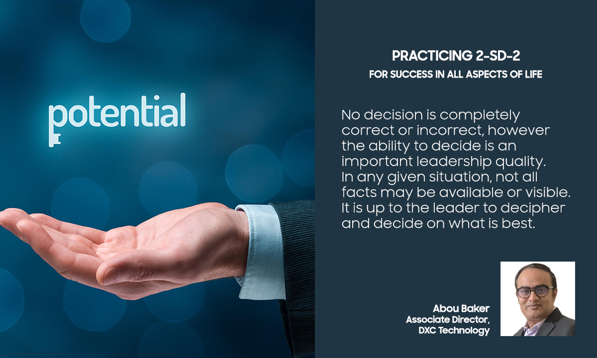 Practicing 2-SD-2 For Success in All Aspects of Life