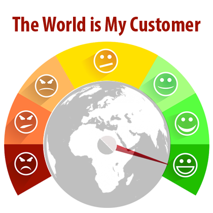 THE WORLD IS MY CUSTOMER (and that is why my biz will die)