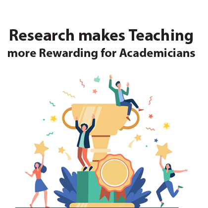 Research makes Teaching more Rewarding for Academicians: Challenges and Recommendations